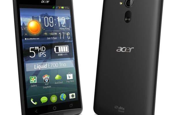 Acer Liquid E700 with triple-SIM connectivity