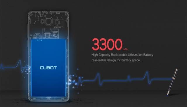 Cubot S200 - smartphone with a battery of 3300 mAh