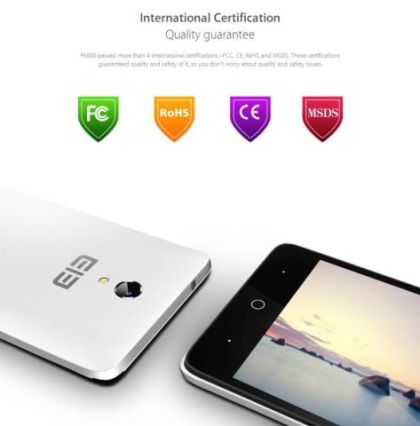 Elephone P6000 quad-core 64-bit and Android 4.4