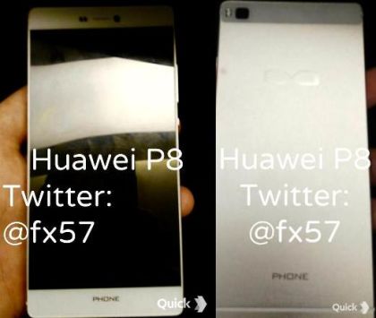 Leaked images and specifications of the future Huawei P8