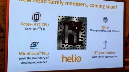 MediaTek introduced new 64-bit processors series Helio X and Helio P