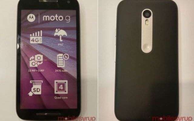 Moto G 2015: certification IPX7 and battery 2470 mAh