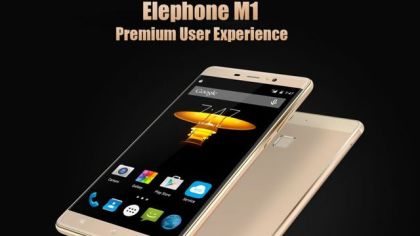 Elephone M1 - smartphone with metal body and fingerprint reader