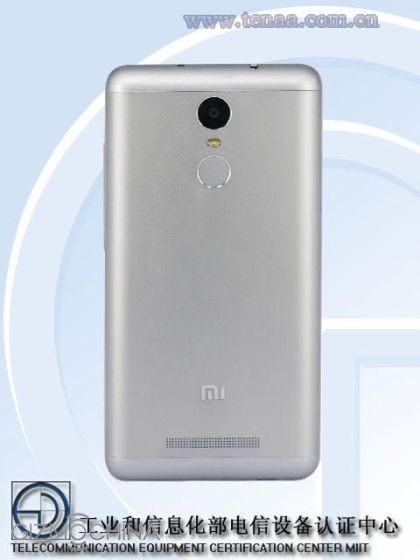 Xiaomi Redmi Note 2 Pro: pictures of TENAA confirm the fingerprint reader
