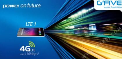 G'Five S100 4G - new low-end 5-inch LTE support