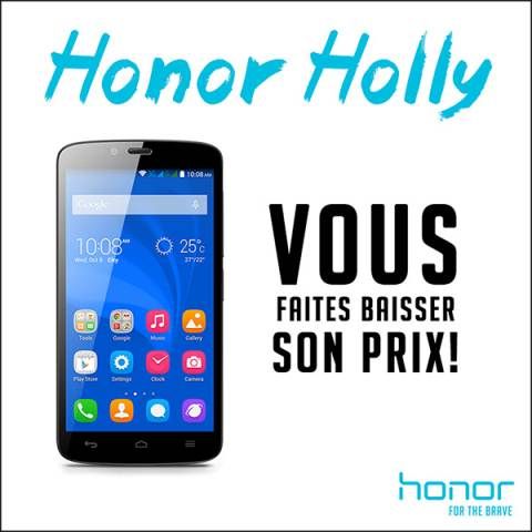 Honor Holly: first decline in prices thanks to Internet