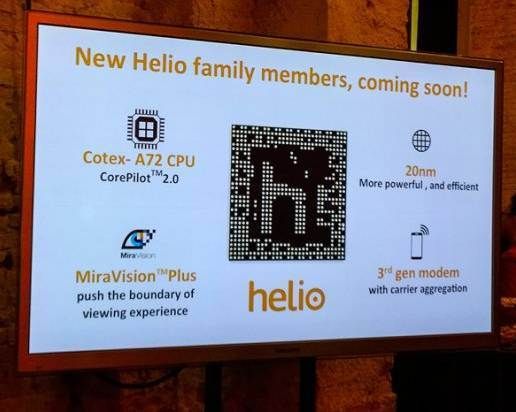 MediaTek introduced new 64-bit processors series Helio X and Helio P