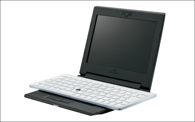 Portabook XMC10: unusual laptop with a folding keyboard